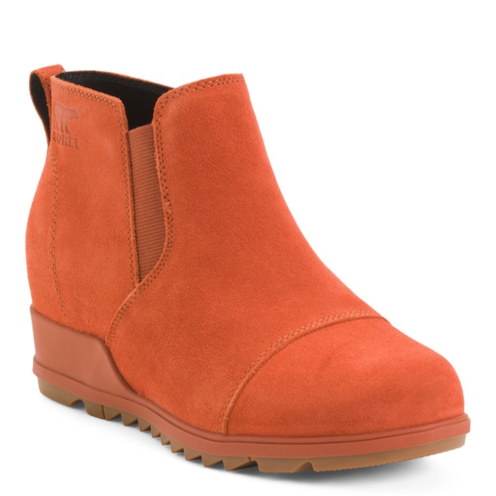 Sorel women’s ankle boots orange new size 10 new